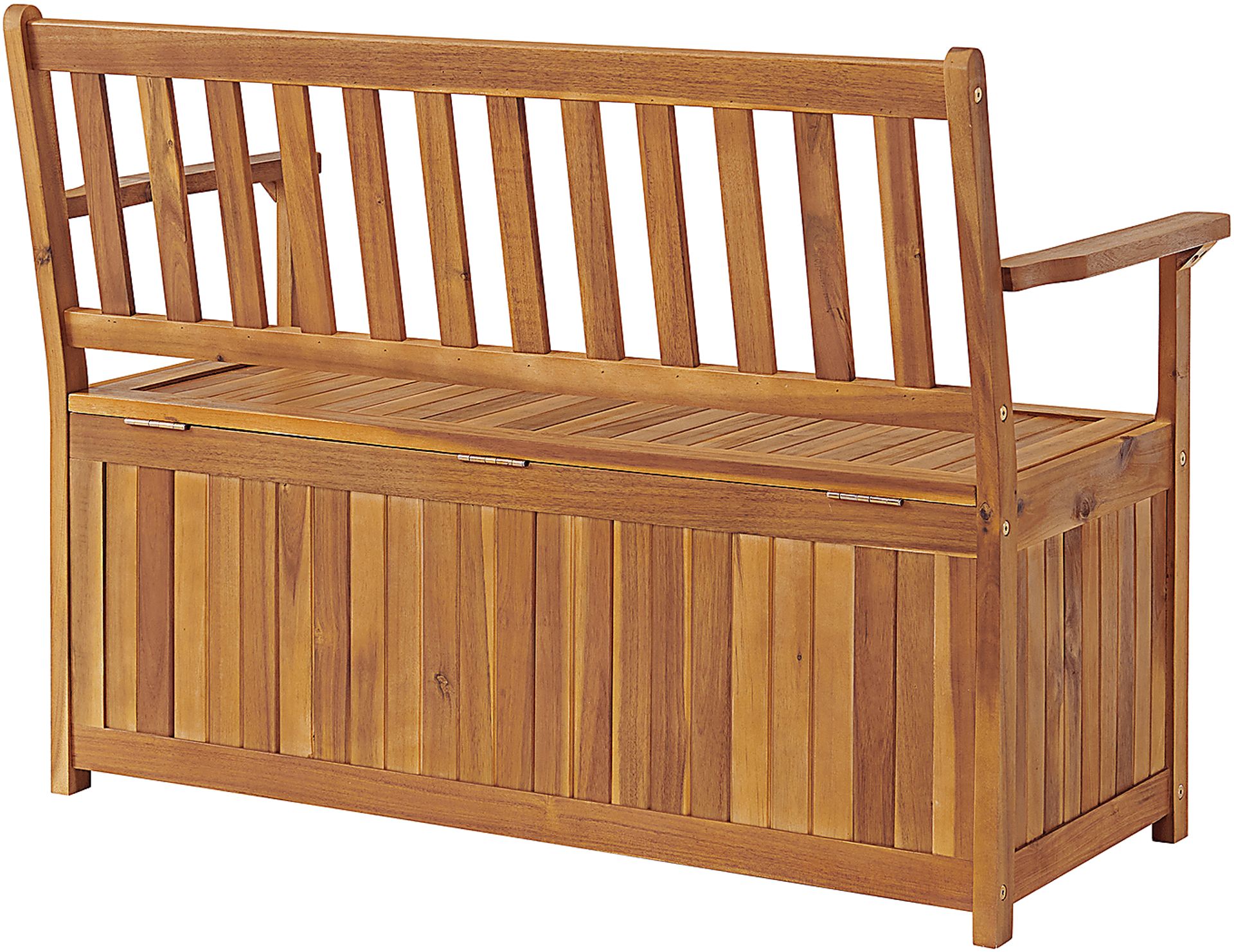 Outdoor Huega Brown Storage Bench - Image 5