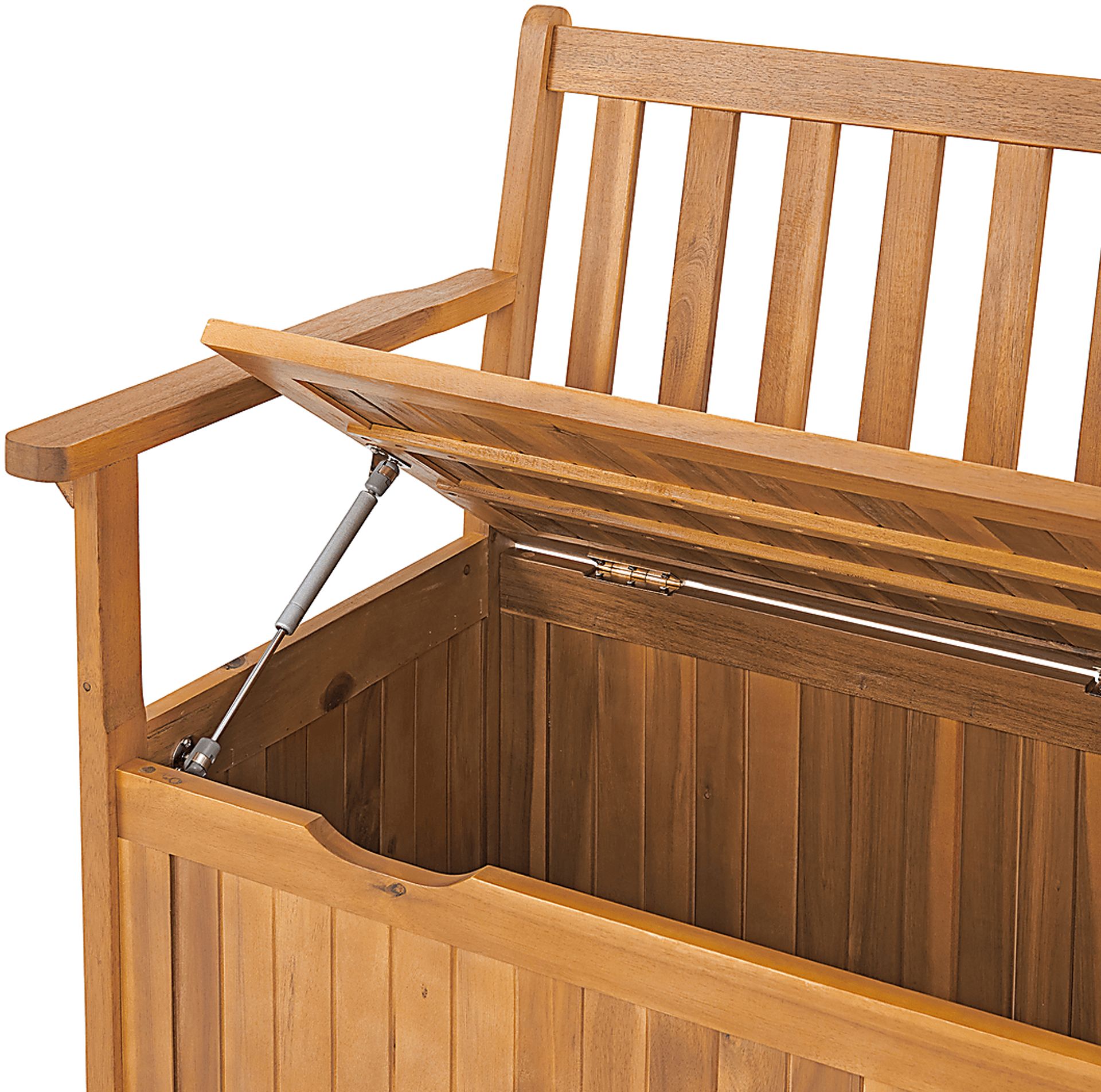 Outdoor Huega Brown Storage Bench - Image 6