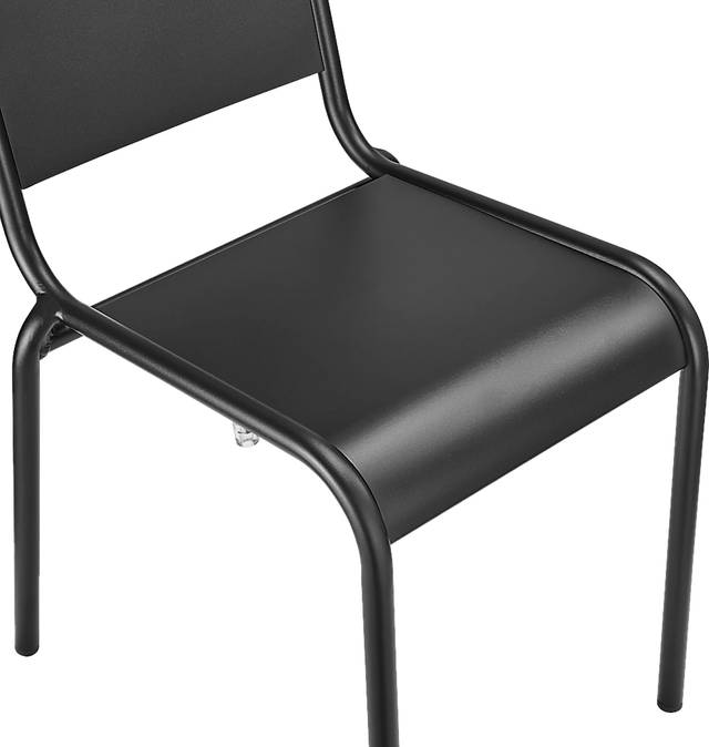 Outdoor Impatiens Black Dining Chair - Thumbnail - Image 11