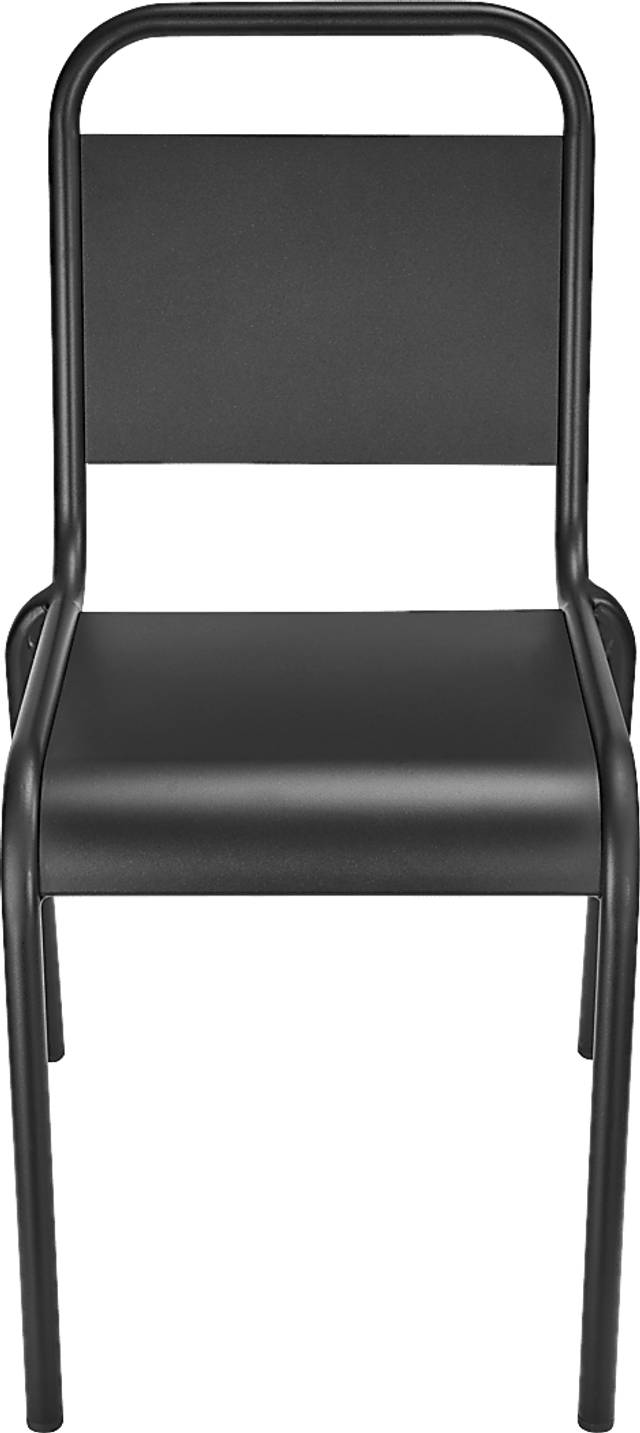 Outdoor Impatiens Black Dining Chair - Thumbnail - Image 4