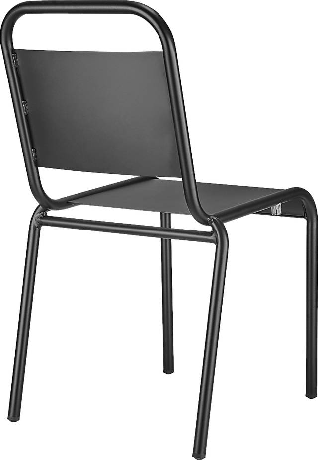 Outdoor Impatiens Black Dining Chair - Thumbnail - Image 6