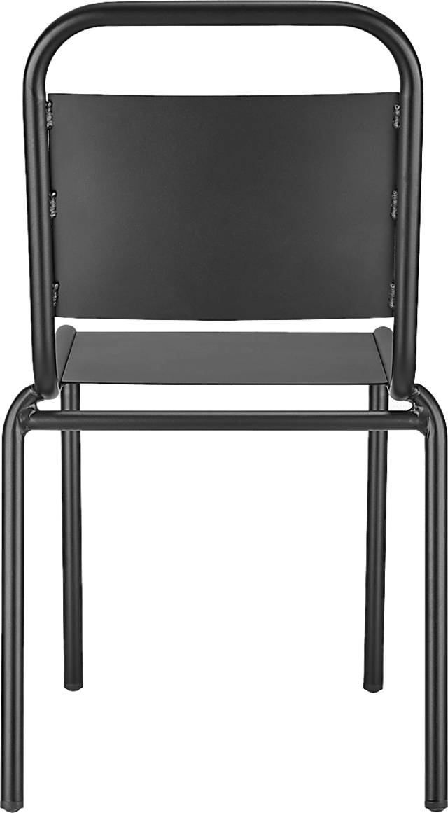 Outdoor Impatiens Black Dining Chair - Thumbnail - Image 7