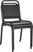 Outdoor Impatiens Black Dining Chair