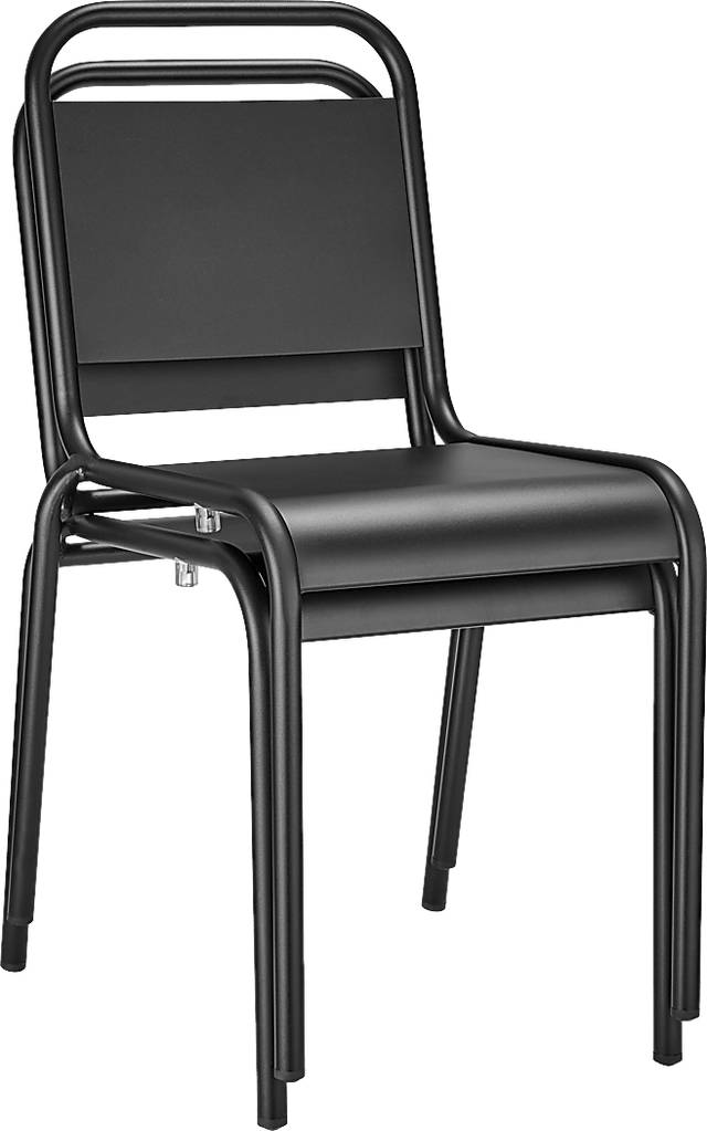 Outdoor Impatiens Black Dining Chair - Thumbnail - Image 8