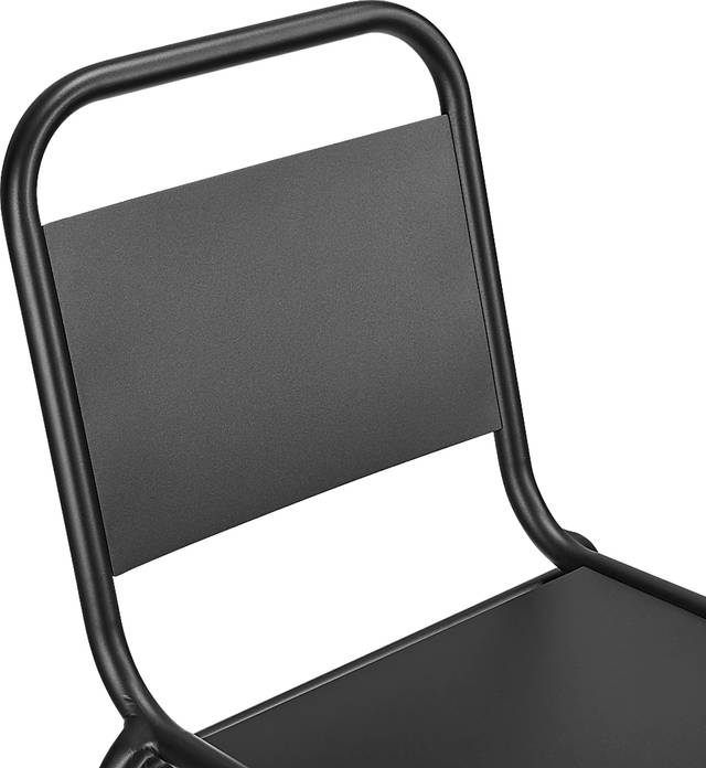 Outdoor Impatiens Black Dining Chair - Thumbnail - Image 10
