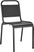 Outdoor Impatiens Black Dining Chair