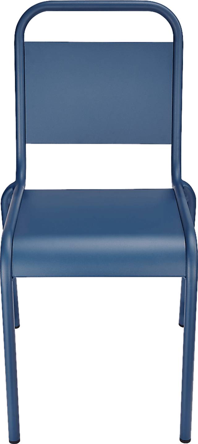 Outdoor Impatiens Blue Dining Chair - Thumbnail - Image 3