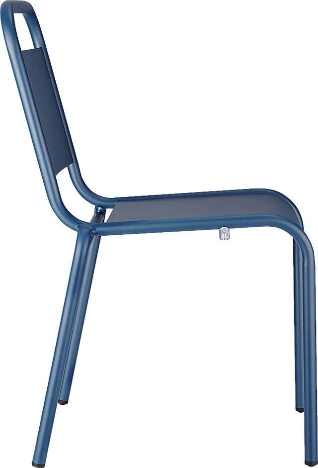 Outdoor Impatiens Blue Dining Chair - Thumbnail - Image 4