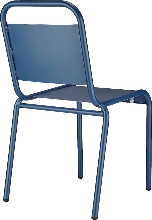 Outdoor Impatiens Blue Dining Chair - Thumbnail - Image 5
