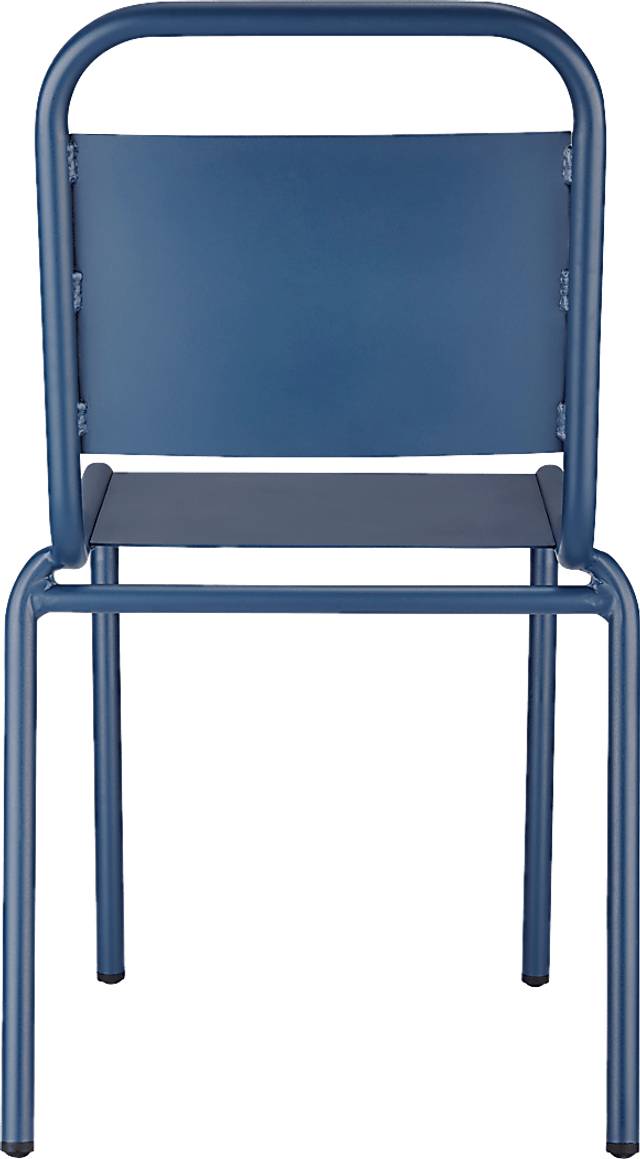 Outdoor Impatiens Blue Dining Chair - Thumbnail - Image 6