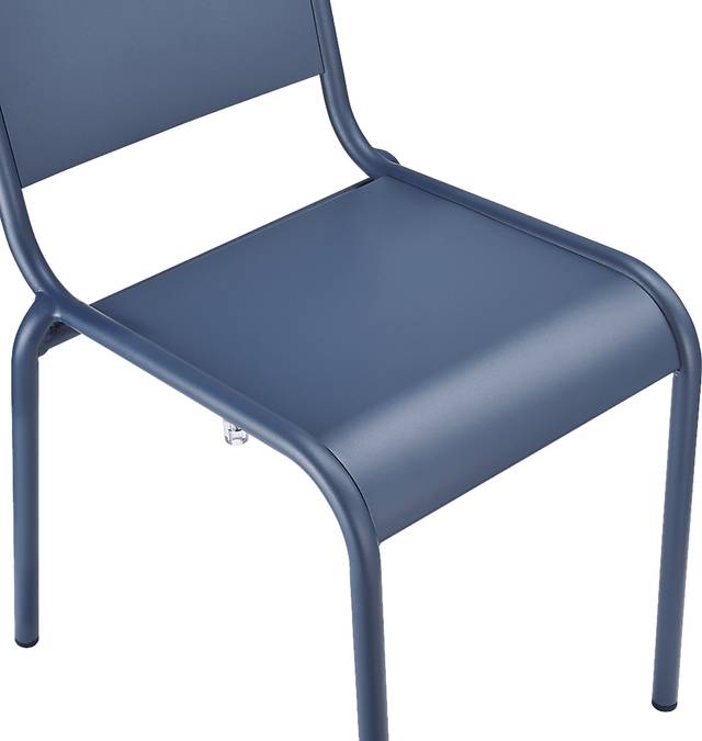Outdoor Impatiens Blue Dining Chair - Thumbnail - Image 8