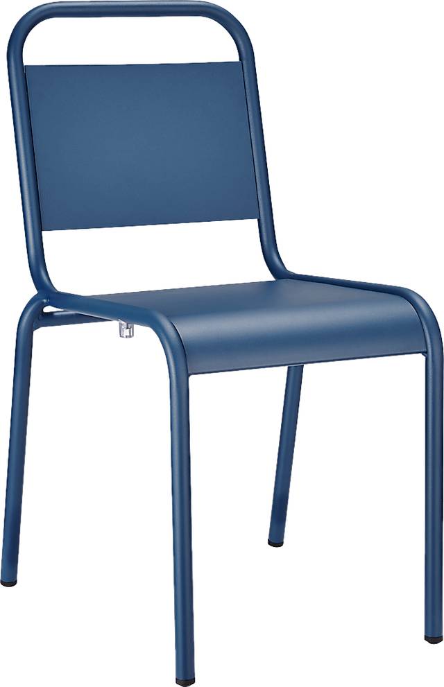 Outdoor Impatiens Blue Dining Chair - Thumbnail - Image 1