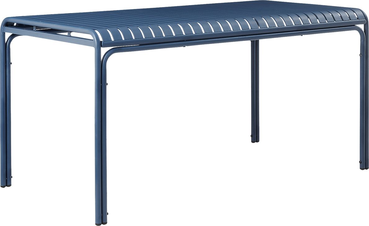 Outdoor Impatiens Blue Dining Table