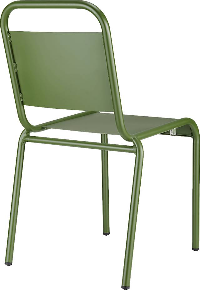 Outdoor Impatiens Green Dining Chair - Thumbnail - Image 4