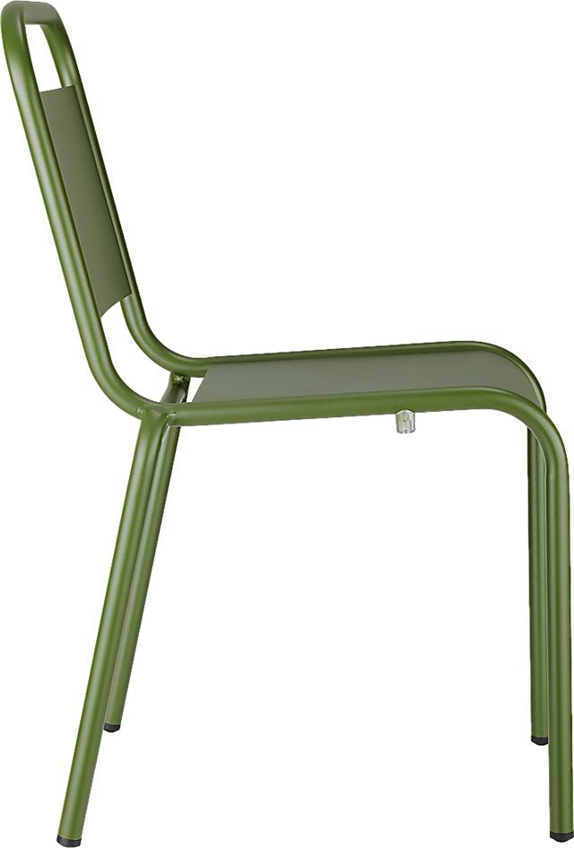 Outdoor Impatiens Green Dining Chair - Thumbnail - Image 5