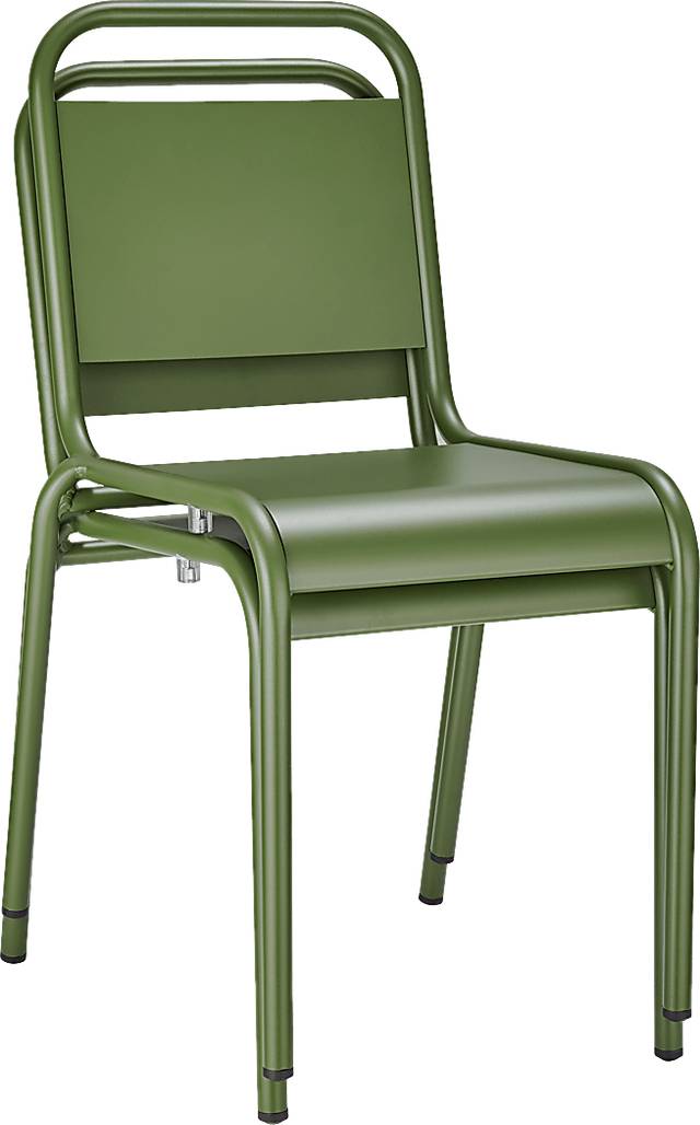Outdoor Impatiens Green Dining Chair - Thumbnail - Image 7