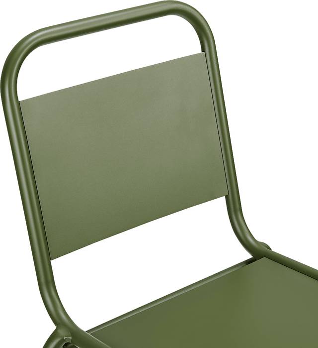 Outdoor Impatiens Green Dining Chair - Thumbnail - Image 8
