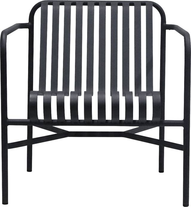 Outdoor Ischia Black Accent Chair - Thumbnail - Image 4