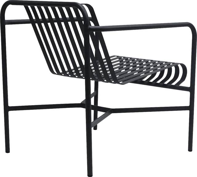 Outdoor Ischia Black Accent Chair - Thumbnail - Image 6