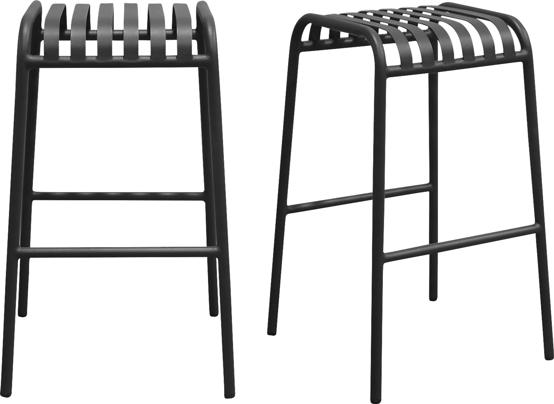 Outdoor Ischia Black Barstool - Image 9