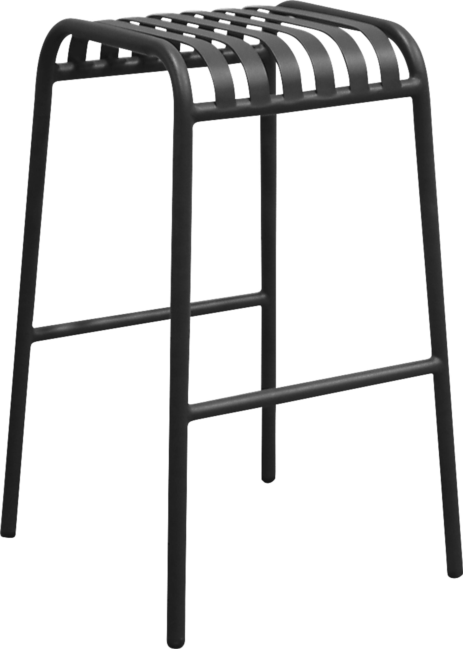 Outdoor Ischia Black Barstool - Image 1