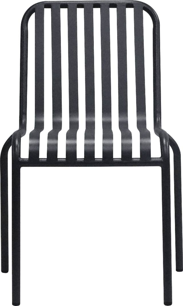 Outdoor Ischia Black Dining Chair - Thumbnail - Image 5