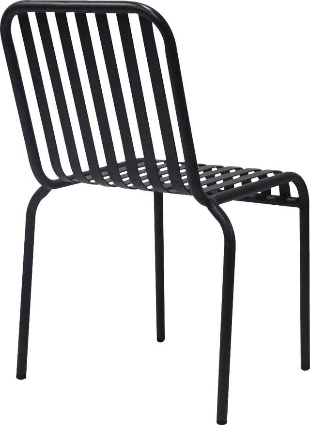 Outdoor Ischia Black Dining Chair - Thumbnail - Image 7