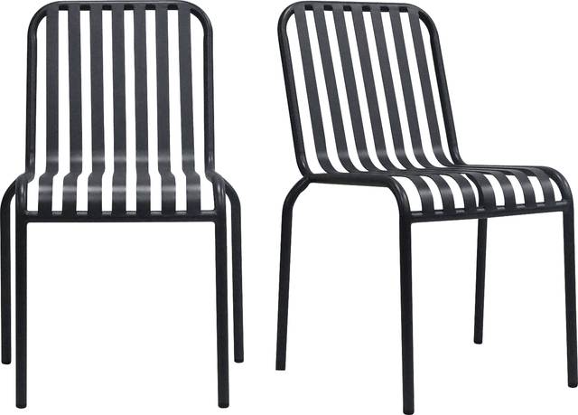 Outdoor Ischia Black Dining Chair - Thumbnail - Image 9
