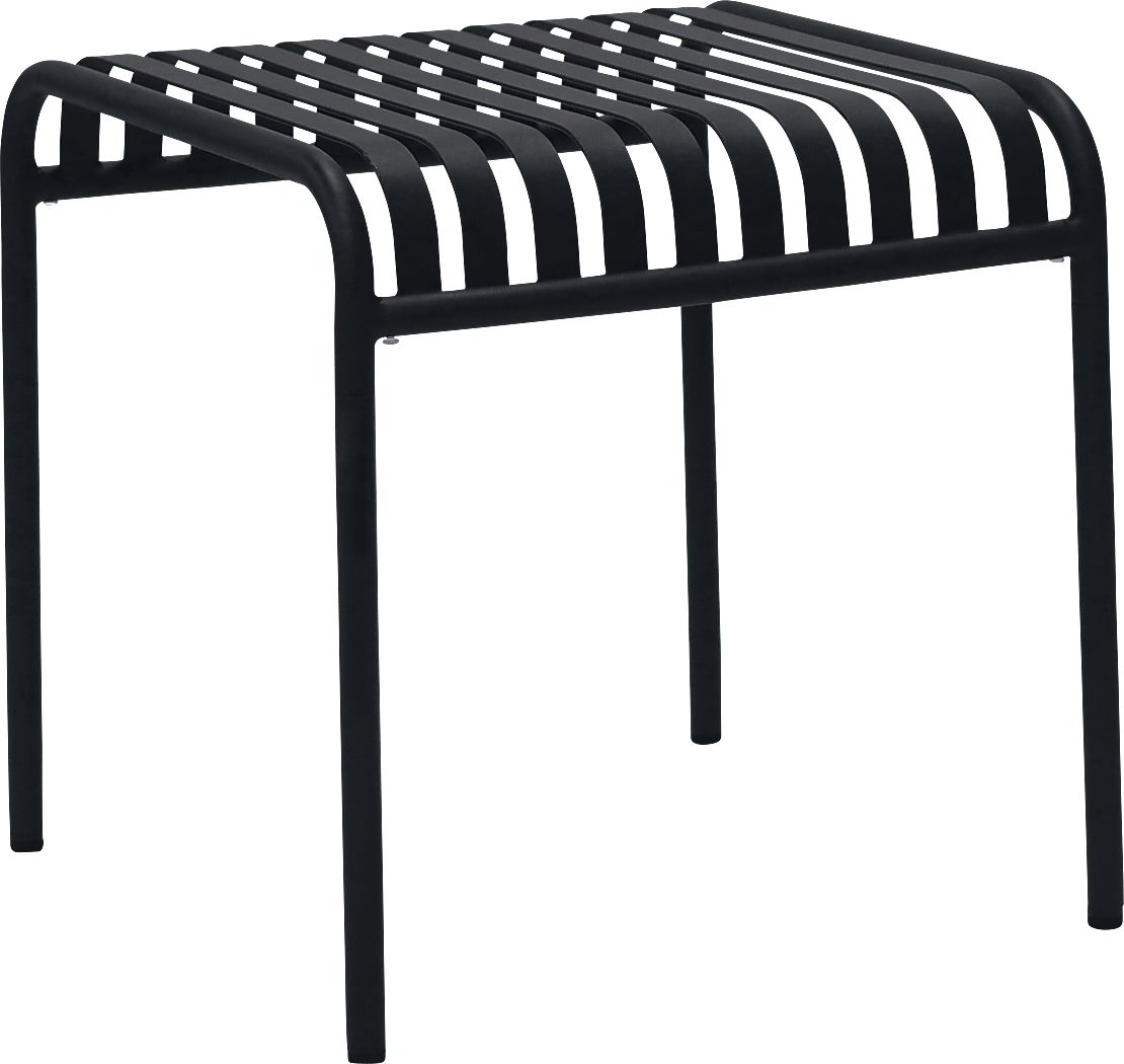Outdoor Ischia Black End Table