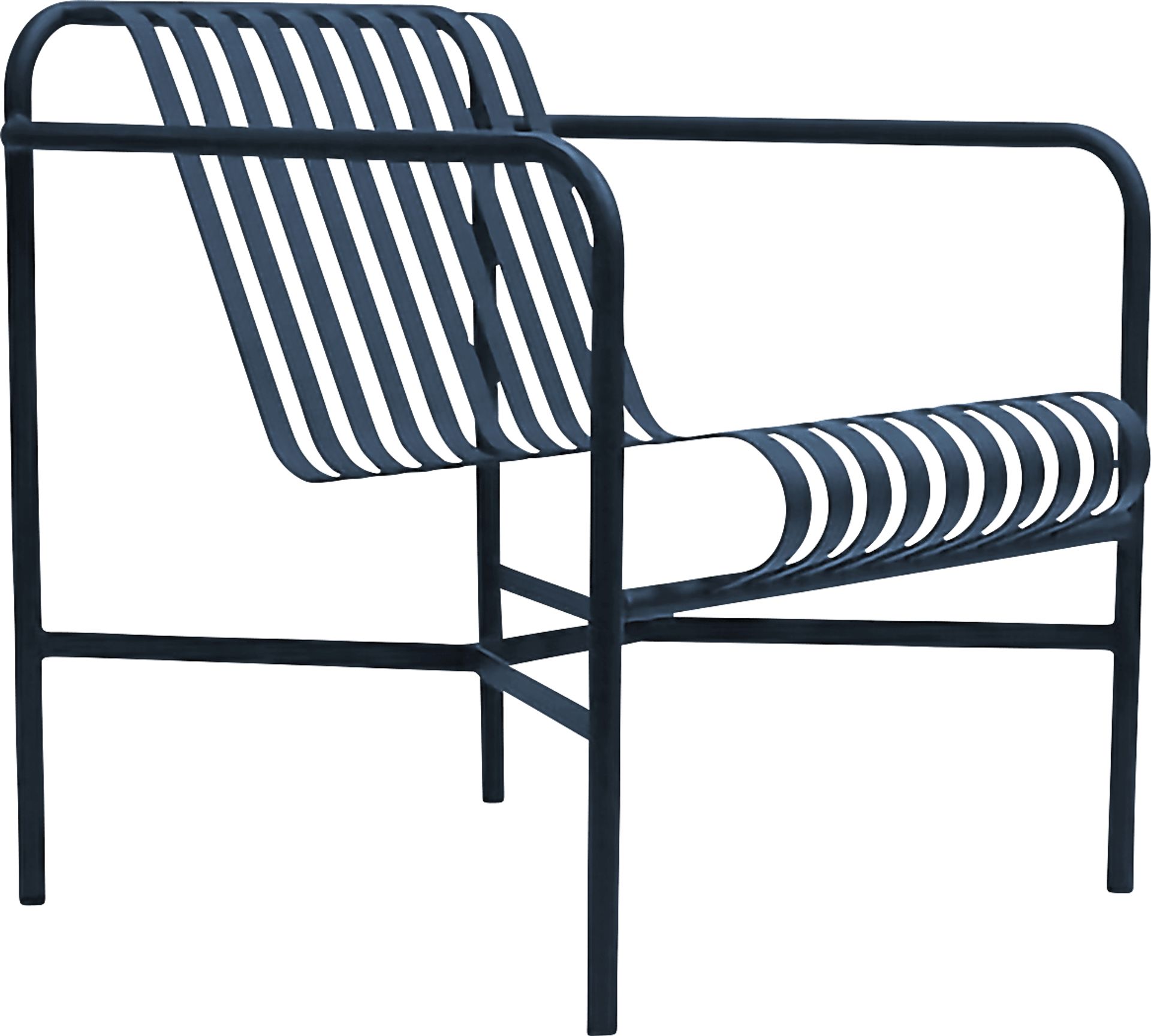 Outdoor Ischia Blue Accent Chair - Image 1