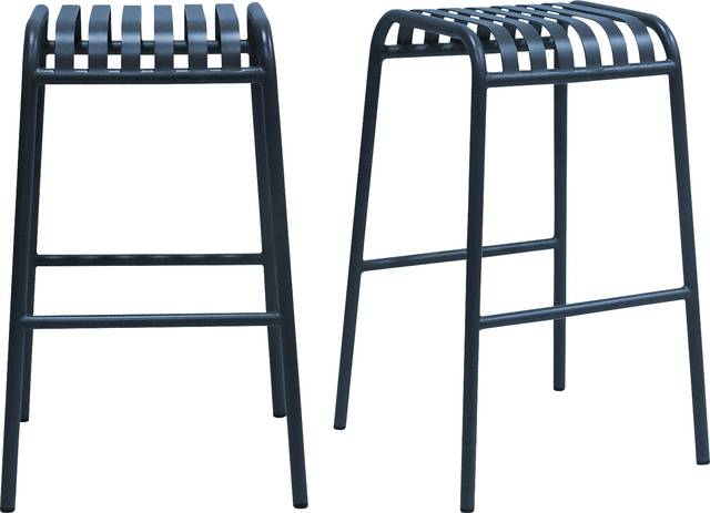 Outdoor Ischia Blue Barstool - Thumbnail - Image 8