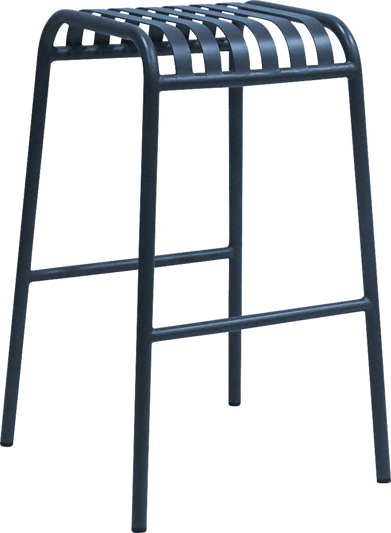 Outdoor Ischia Blue Barstool
