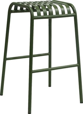 Outdoor Ischia Green Barstool