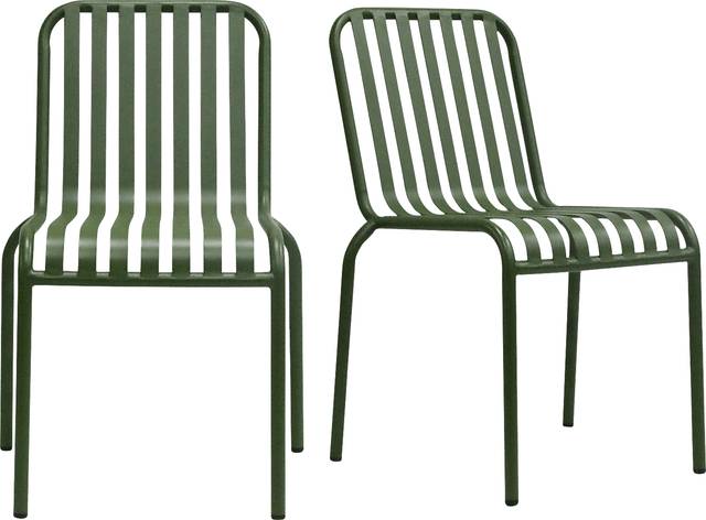 Outdoor Ischia Green Dining Chair - Thumbnail - Image 9