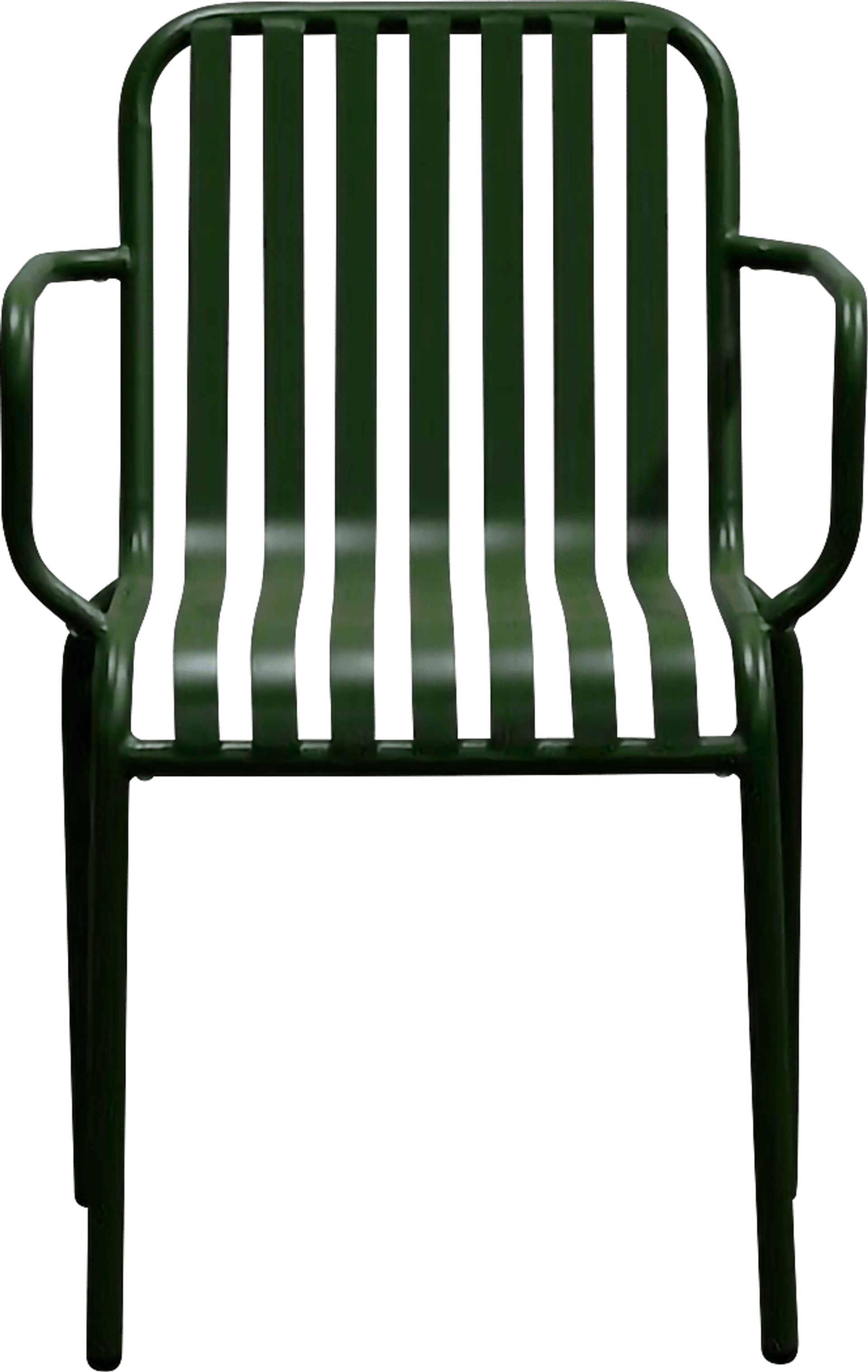 Outdoor Ischia II Green Arm Chair, Set of 2 - Image 3