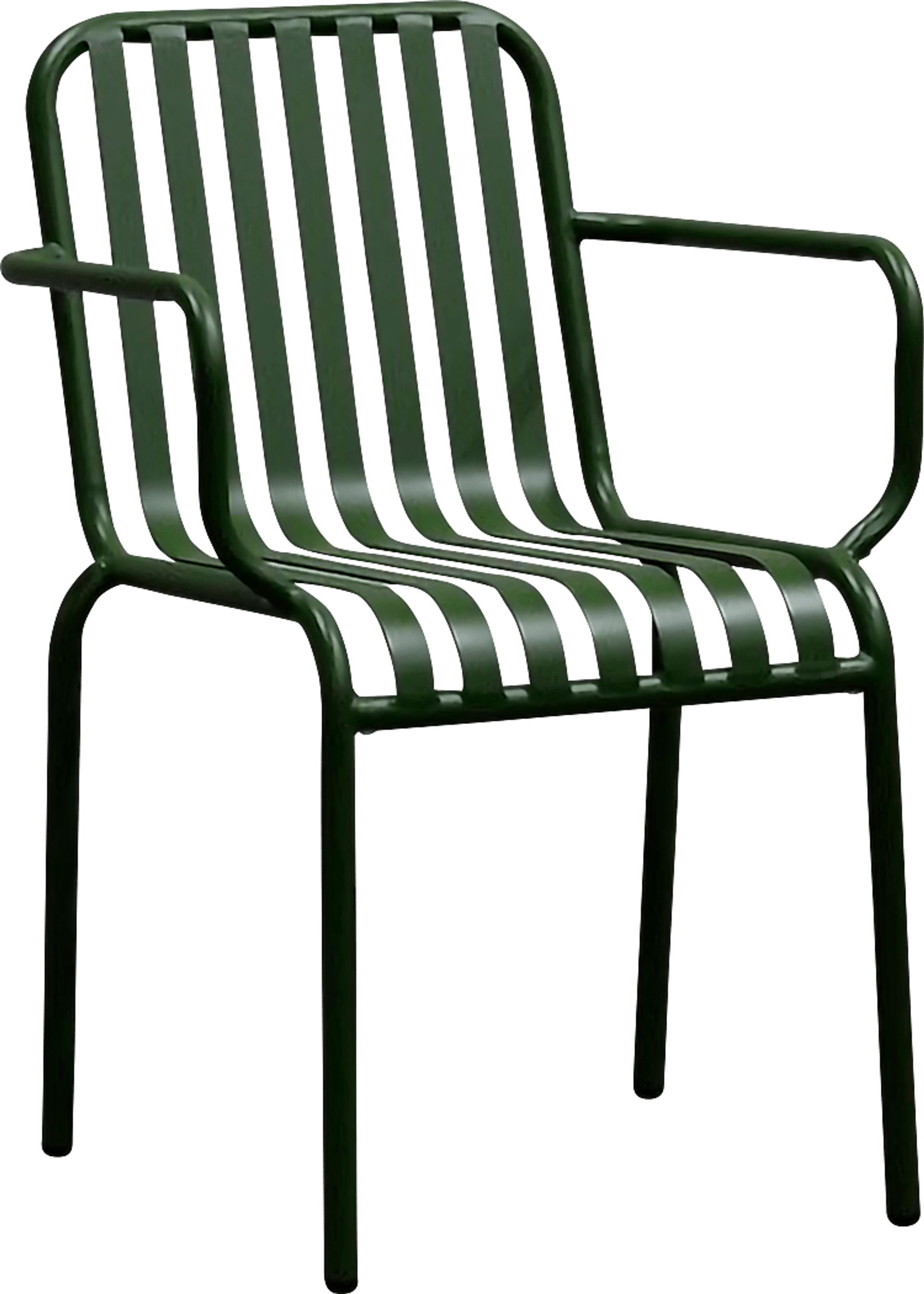 Outdoor Ischia II Green Arm Chair, Set of 2 - Image 4
