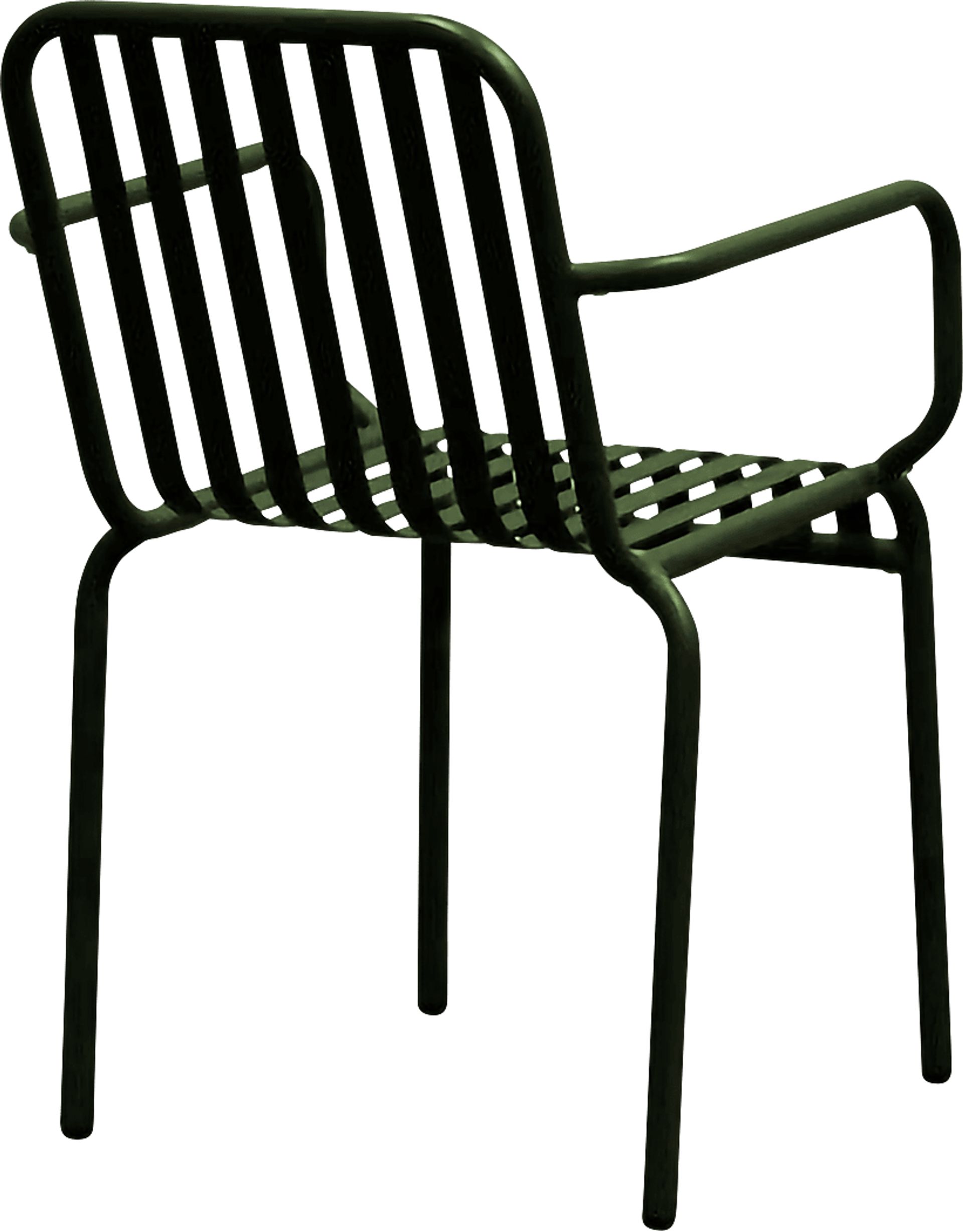 Outdoor Ischia II Green Arm Chair, Set of 2 - Image 6