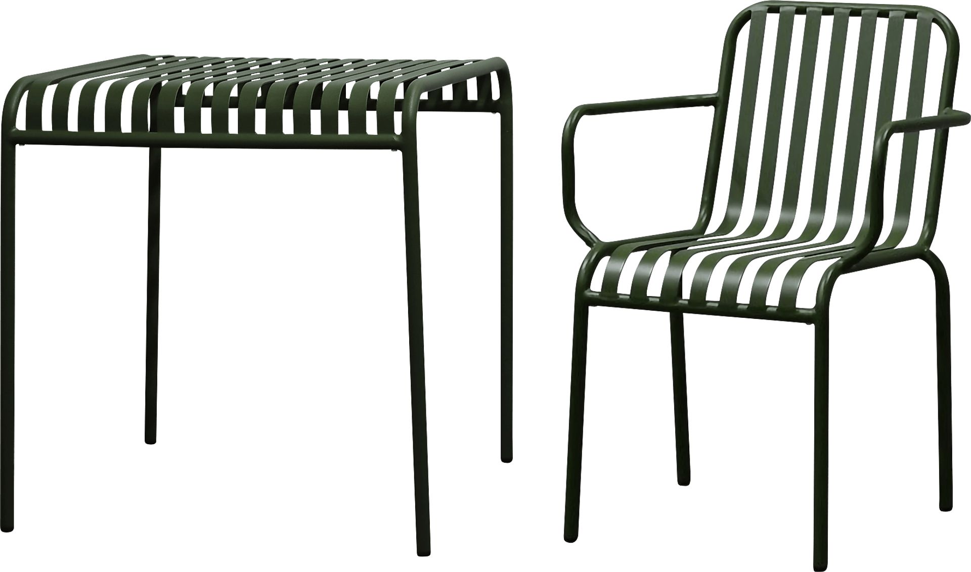 Outdoor Ischia II Green Arm Chair, Set of 2 - Image 8