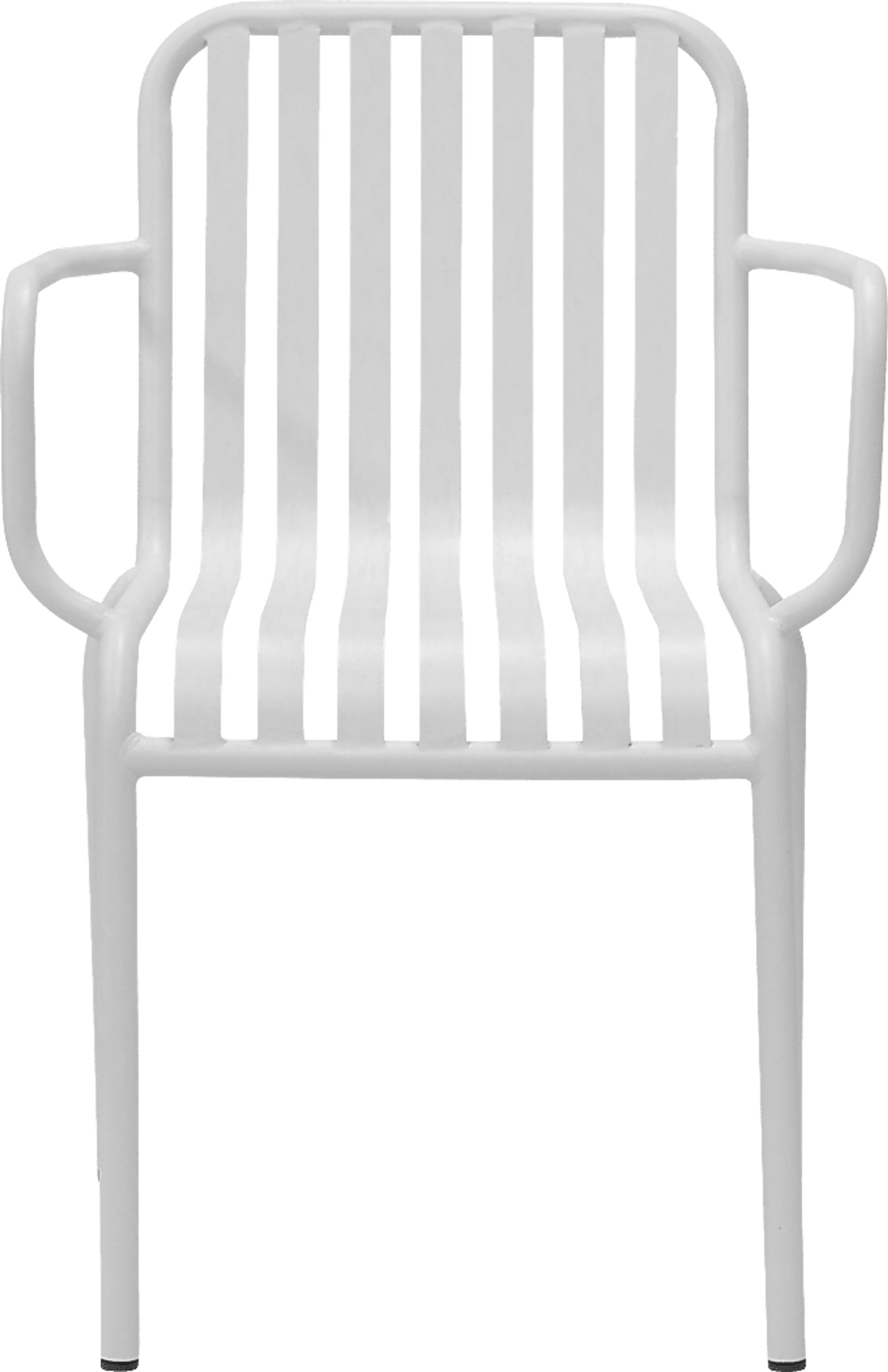 Outdoor Ischia II White Arm Chair, Set of 2 - Image 4
