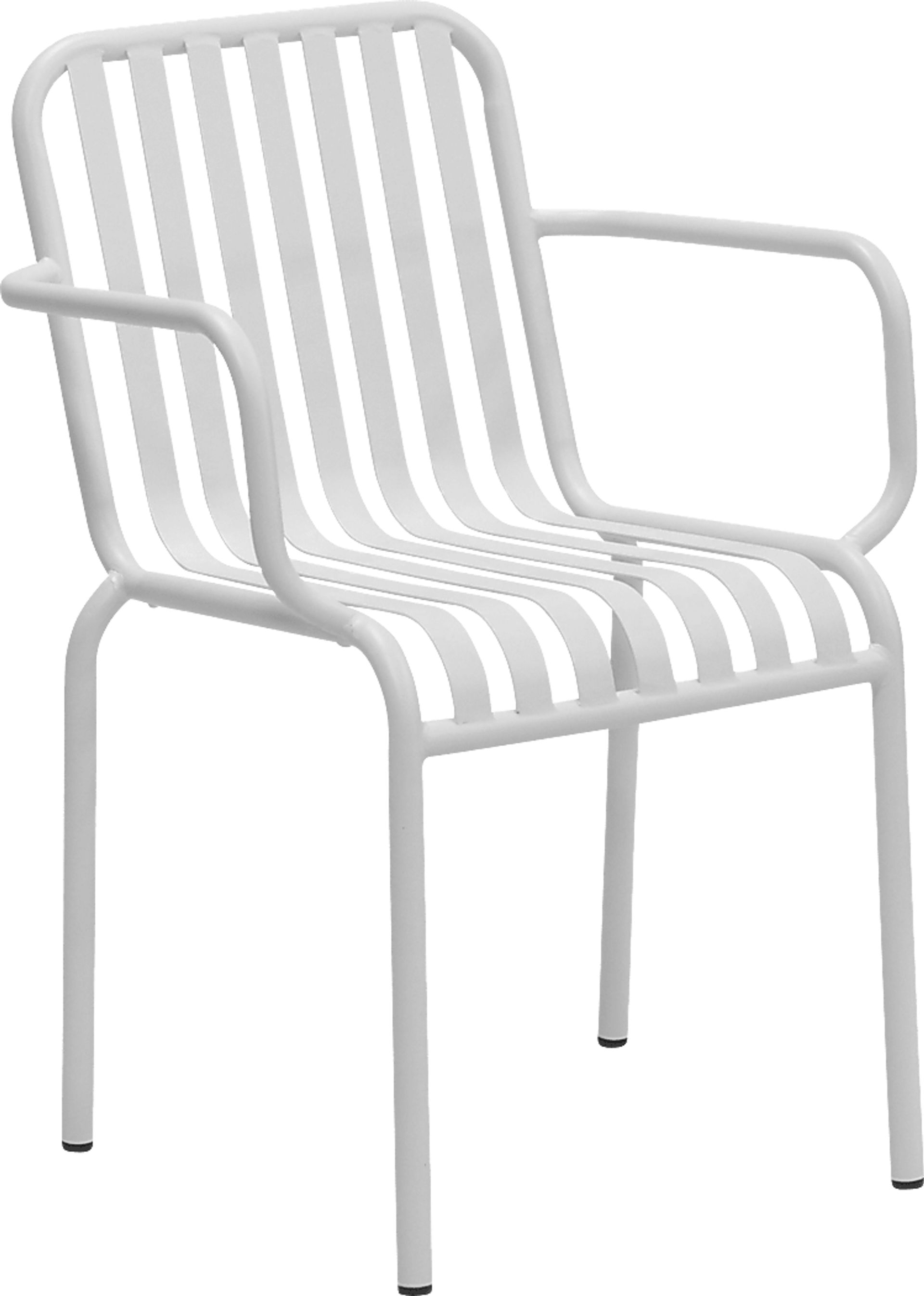Outdoor Ischia II White Arm Chair, Set of 2 - Image 5