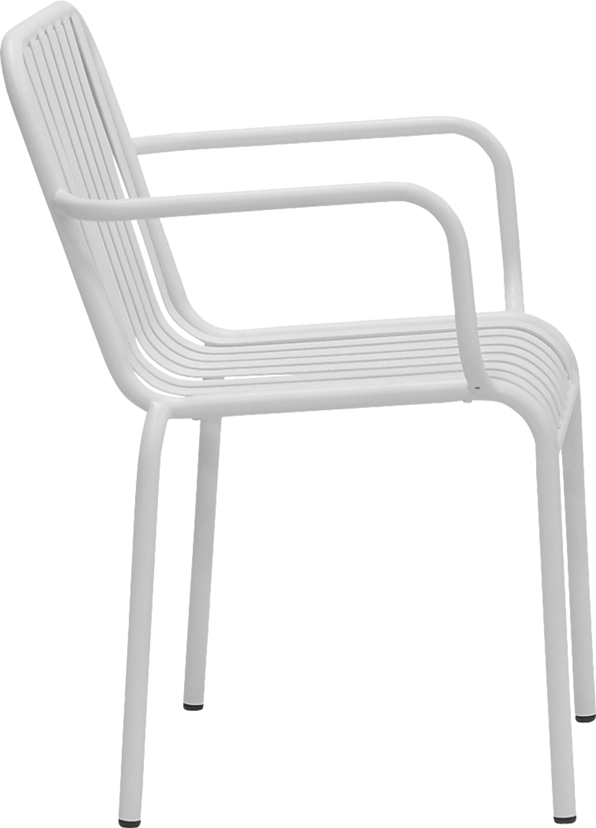 Outdoor Ischia II White Arm Chair, Set of 2 - Image 6