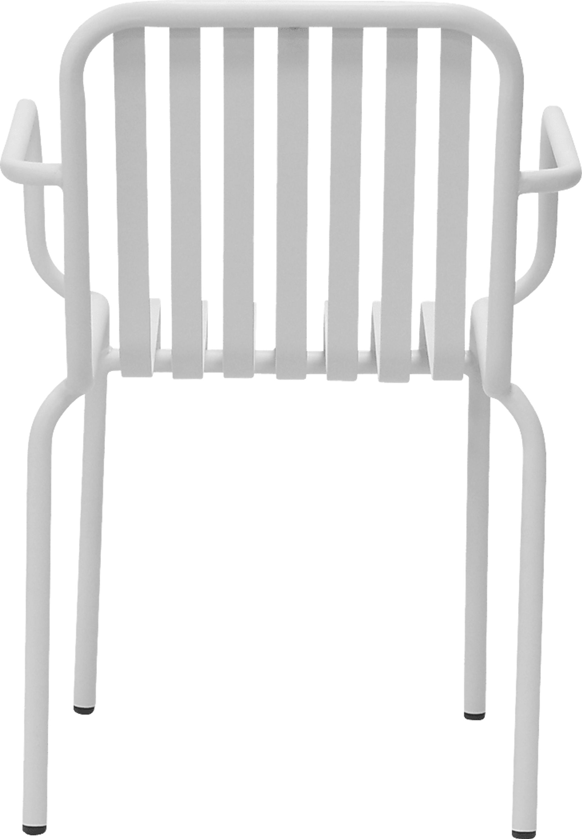 Outdoor Ischia II White Arm Chair, Set of 2 - Image 8