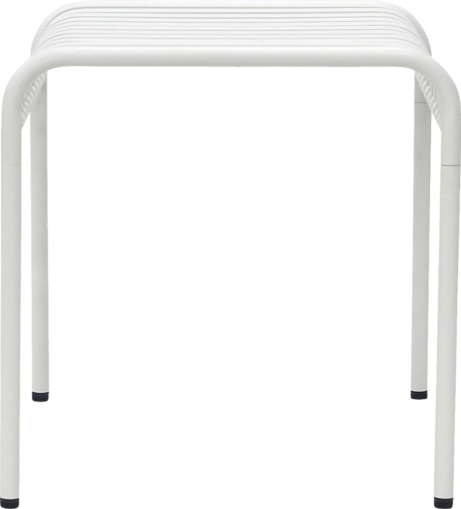 Outdoor Ischia White End Table - Image 3