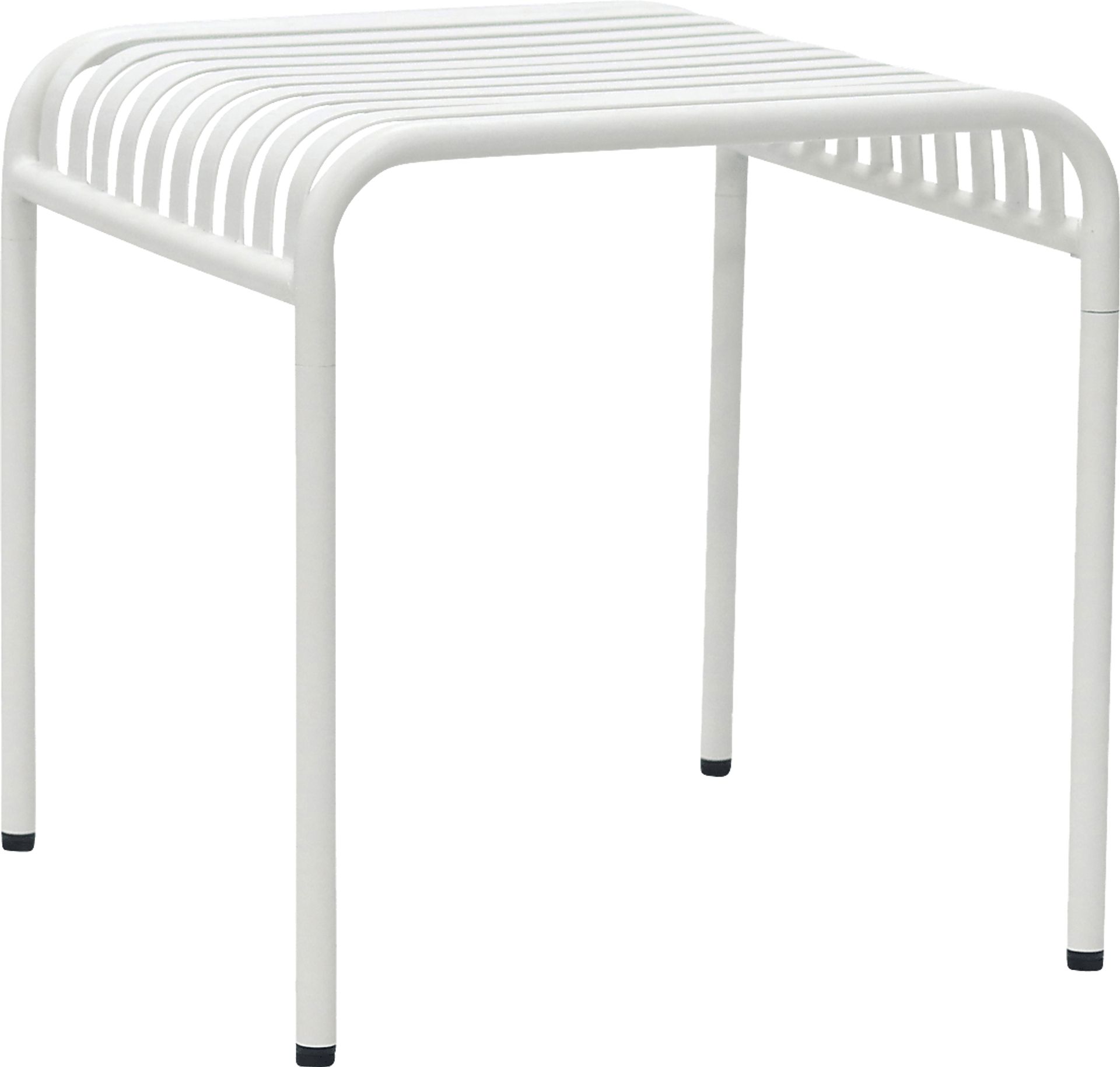 Outdoor Ischia White End Table - Image 4