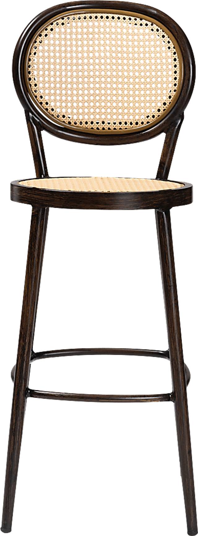 Outdoor Ivanel Brown Bar Stool - Thumbnail - Image 3