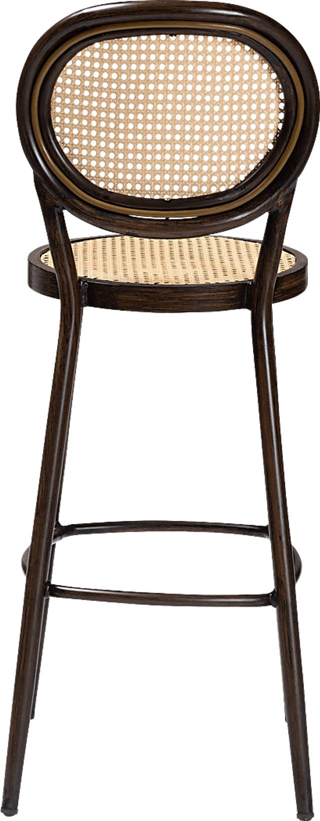 Outdoor Ivanel Brown Bar Stool - Thumbnail - Image 5