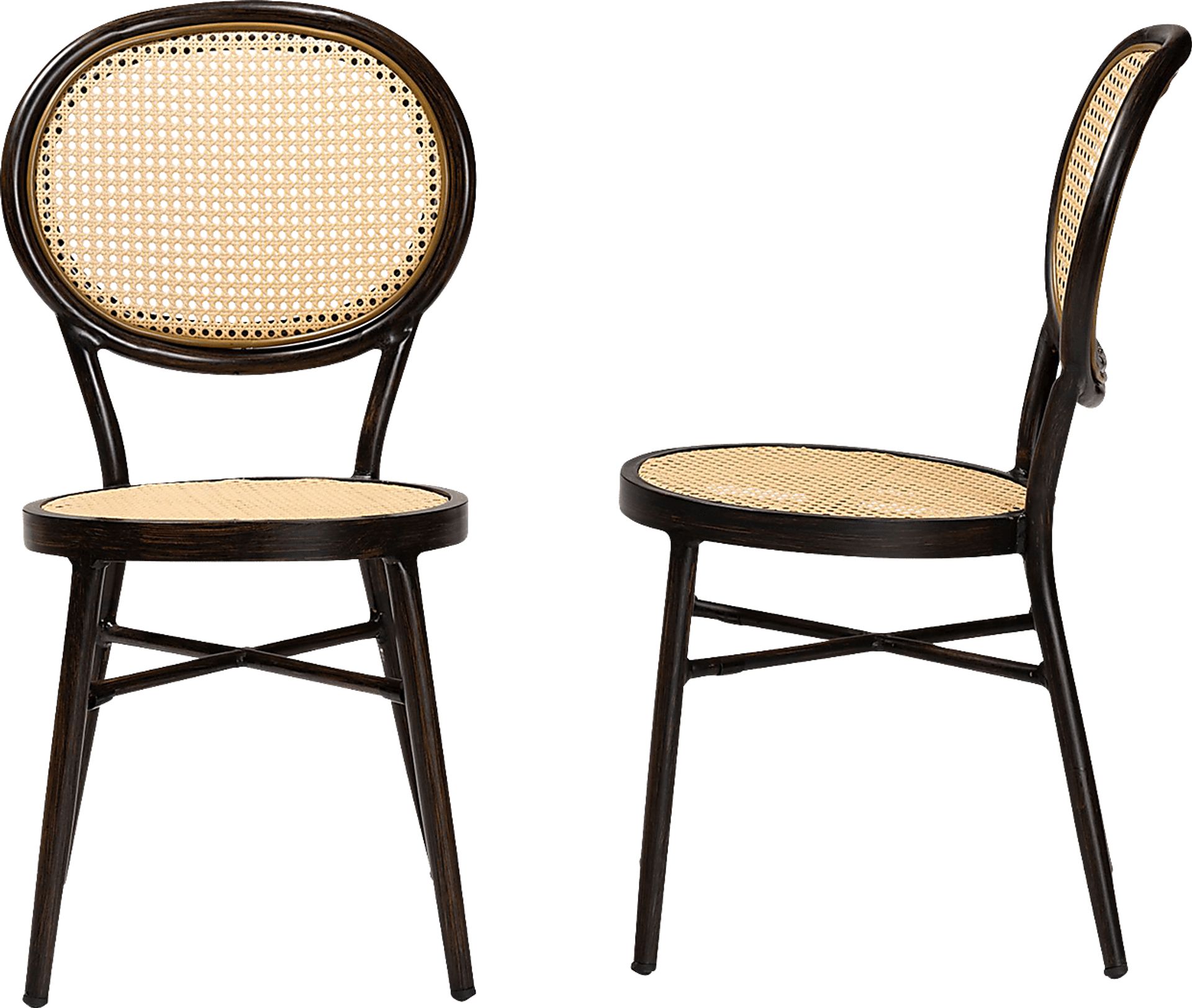 Outdoor Ivanel Brown Side Chair, Set of 2 - Image 5