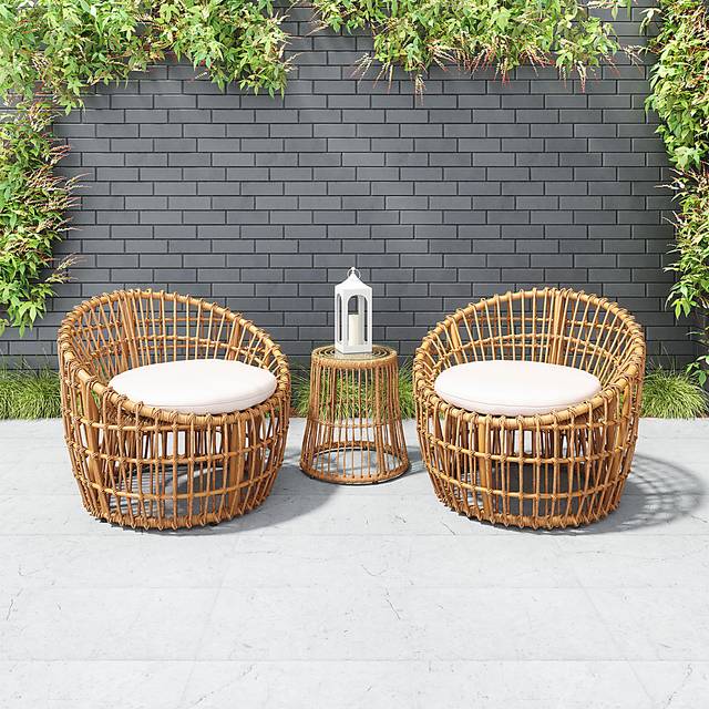 Outdoor Jumada Brown Accent Chair - Thumbnail - Image 2