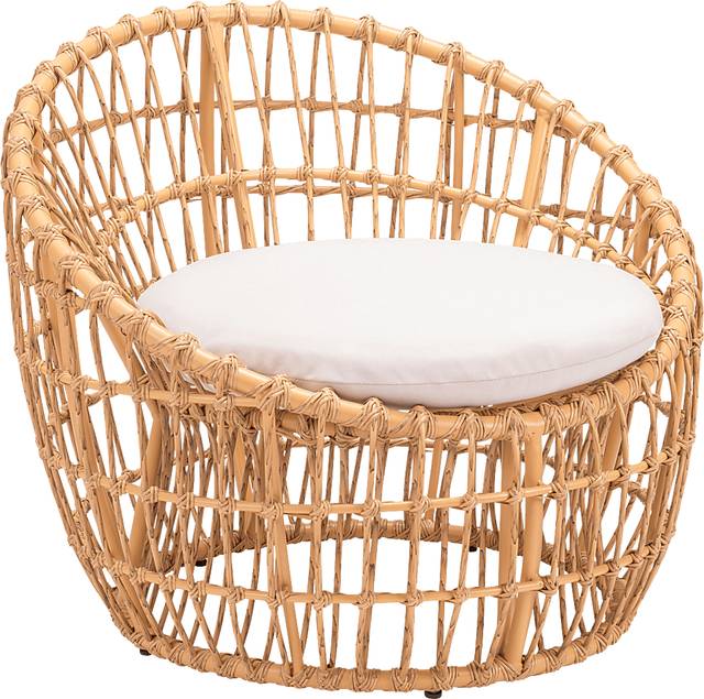 Outdoor Jumada Brown Accent Chair - Thumbnail - Image 1