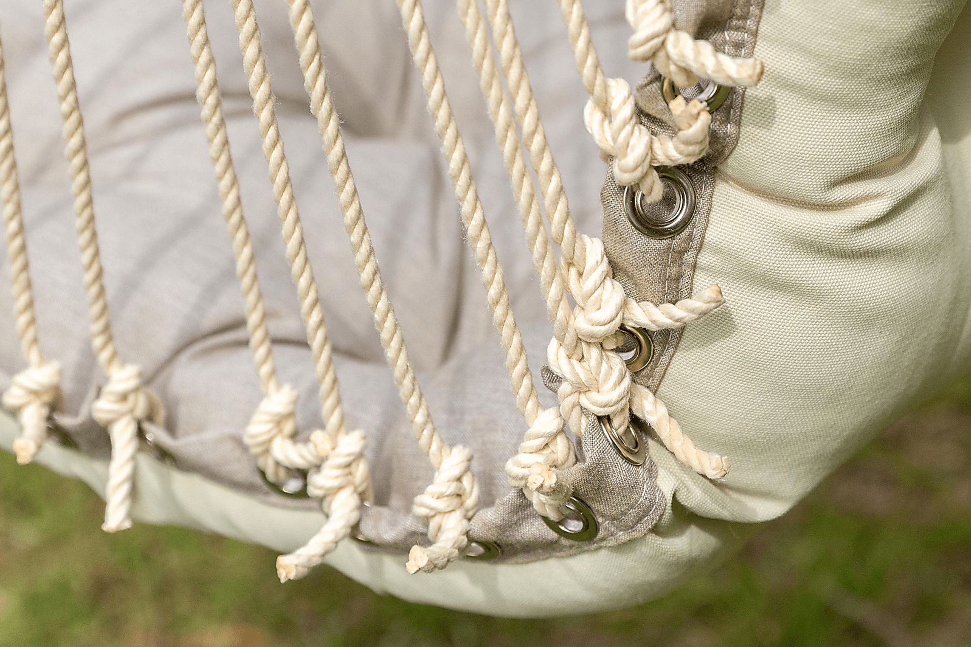 Outdoor Keone Beige Single Swing Hammock - Image 6